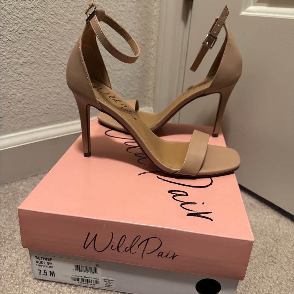 Wild Pair Nude Heels for Women